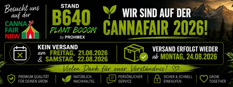 Canna Fair 2026 Stand B640
