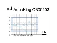 Aquaking Q800103 Hockdruck-Tauchpumpe 5500 l /h