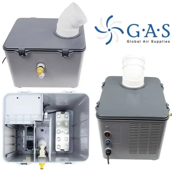 gas-sonicair-pro-luftbefeuchter-drei-ansichten