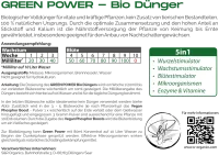 S&R Organics Green Power 5in1 Bio Dünger – biologischer Volldünger