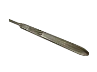 Skalpellhalter mit 10 Klingen