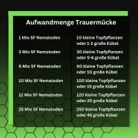 NemaTaurus® SF Nematoden | 3 Mio für 6 m² | Gegen Trauermücken