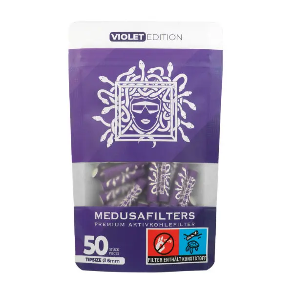 Medusafilters 50er Packung VIOLET