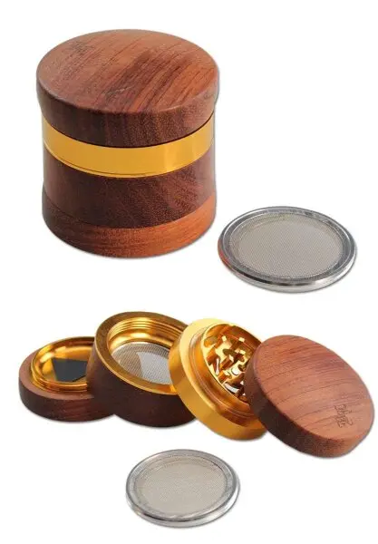 Black Leaf Alu-/Holzgrinder 4-tlg. Ø 60mm