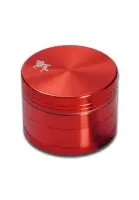 Black Leaf Aluminium Grinder 4-tlg. Ø40mm  - Rot