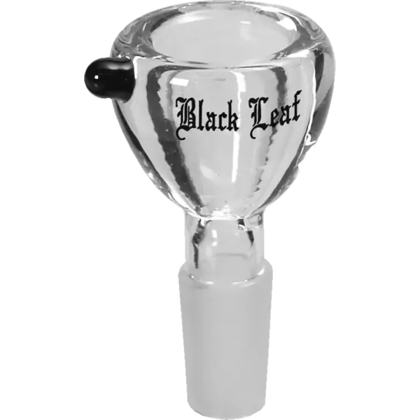 Black Leaf Glaskopf dickwandig mit Rollstop - NS 14