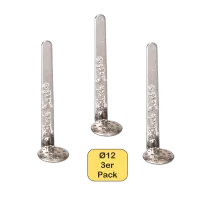 Edelstahl-Hängesiebe 12 mm – 3er Pack - Black...