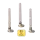 Edelstahl-Hängesiebe 12 mm – 3er Pack - Black Leaf