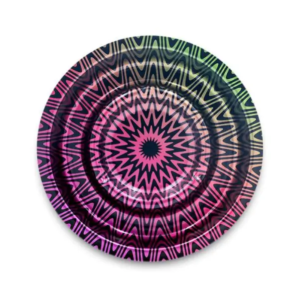 FIRE-FLOW - Metal Coffeeshop Ashtray | ⌀136 mm Trippy #3