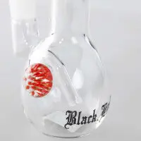 Black Leaf Glasbong für Kräuter & Öl | Rot NS14