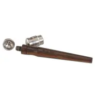 Deluxepipe S mit Titankopf - Black Leaf