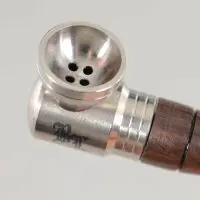 Deluxepipe S mit Titankopf - Black Leaf