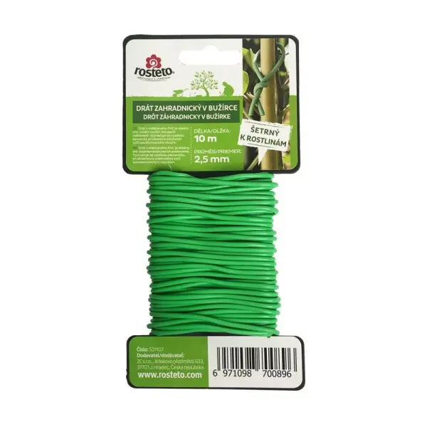 Pflanzendraht weich, PVC beschichtet | 2,5mm x 10m