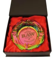 RAW Rainbow Glass Ashtray | Aschenbecher