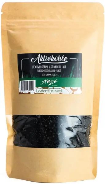 PURIZE® - lose Kokosnuss Aktivkohle | 150 g