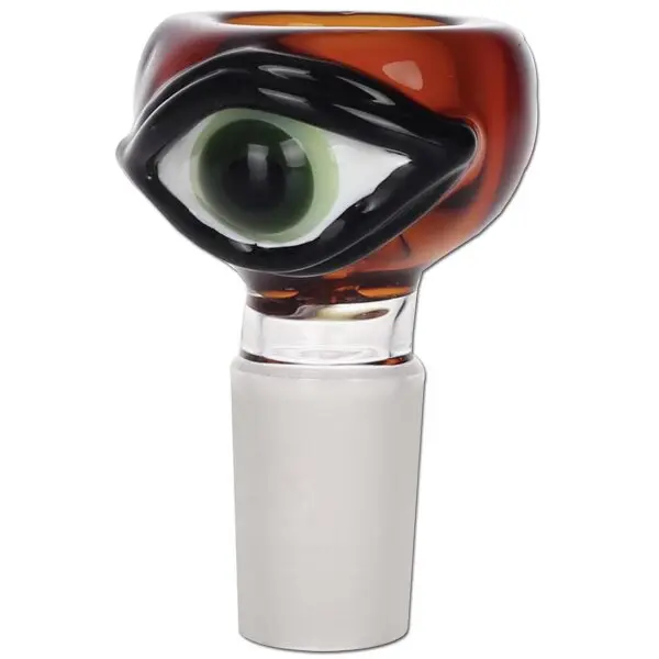 Glaskopf Das Auge - Bongkopf Amber NS 19