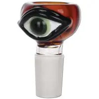 Glaskopf Das Auge - Bongkopf Amber NS 19