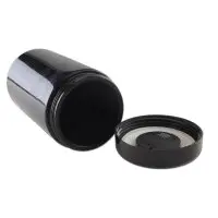 Weithalsdosen Black Leaf  Violettglas Ø100 x 195mm mit Thermo-/Hygrometer - 1000ml