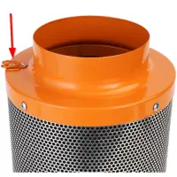 Aktivkohlefilter Clivex Ø150mm 500m³/h