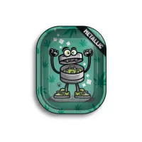 FIRE-FLOW™ Metal Rolling Tray | 420 Characters 3/4...