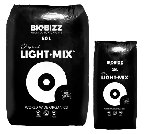 BioBizz Light-Mix mit Perlite | Leichte Bio-Erde für die Anzucht & Grow
