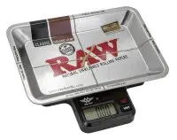 RAW x MyWeigh Tray Scale - Digitalwaage mit Drehtablett |...