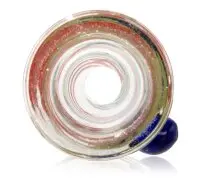 Glaskopf Cone Batik mit Rollstop - NS 19