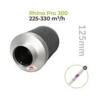 Rhino Pro 300 Aktivkohlefilter | Ø125mm 225-350 m³/h