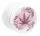 Alu Grinder - Floral Hemp Pink weiß | ø 50mm, 4-teilig