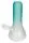 Glas-Bong Ziggi Jackson "DAISY CUTTER" | 26cm, ø 60mm, NS18,8 | Hellblau