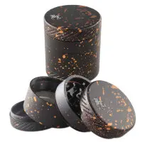 Black Leaf Alu Grinder CROWN 4-tlg. Ø50mm -...