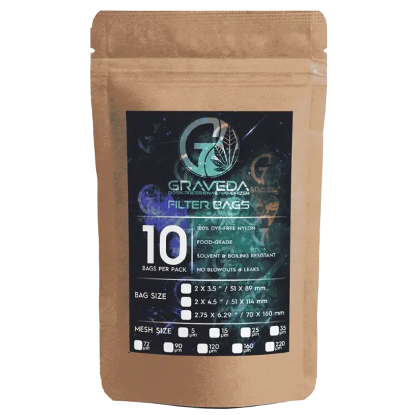Graveda Rosin Bag - Filterbeutel | 51x89mm - 120µm | 10 Stück