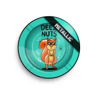 FIRE-FLOW - Metal Ashtray | ⌀135 mm Deez Nutz metallic