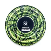 FIRE-FLOW - Metal Coffeeshop Ashtray | ⌀160 mm Leaves #33...