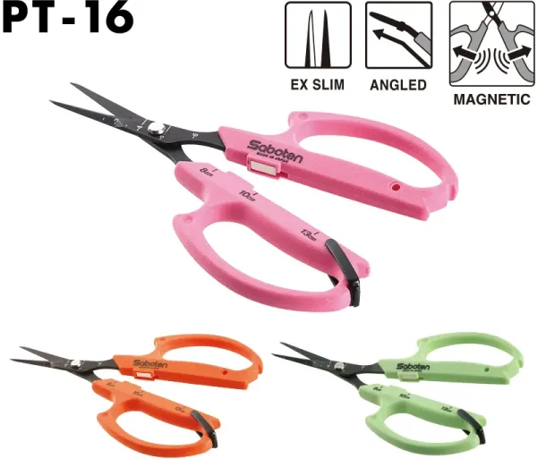 Saboten PT-16 Magnetische Trimm Schere – abgewinkelte Klinge