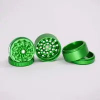 Black Leaf CNC Flower Grinder 5-tlg. Mini | Ø50mm H 61mm - Hellgrün