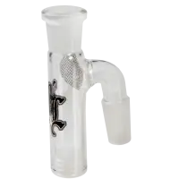 Aschefänger NS19 aus Glas - Black Leaf