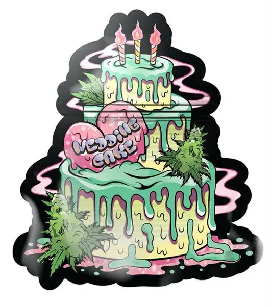 Mylar Bag Geruchsstopp Zip-Beutel – Wedding Cake