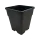 Pflanzentopf Vierkanttopf schwarz – 0,5L bis 30L
