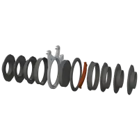 Secret Jardin Connector Flansch DF25 für 150mm