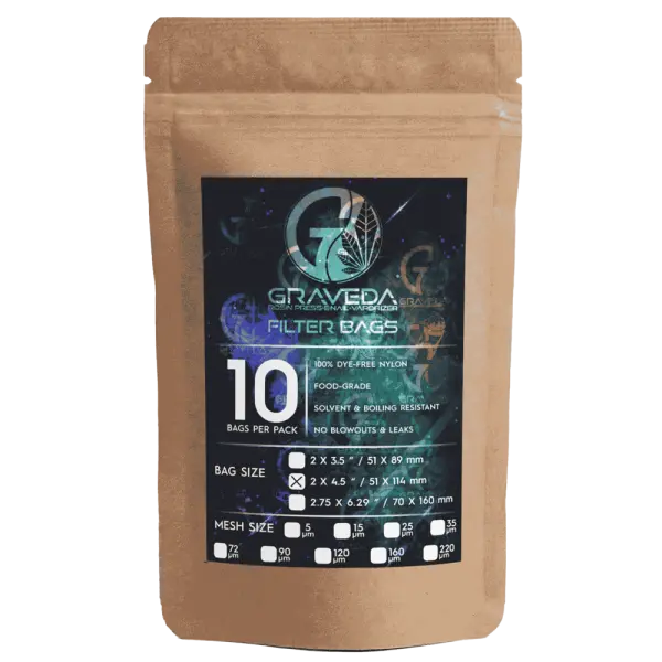 Graveda Rosin Bags - Filterbeutel 51 x 114 mm - 10 Stück